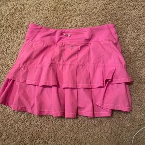 girls ivivva hot pink tennis skort